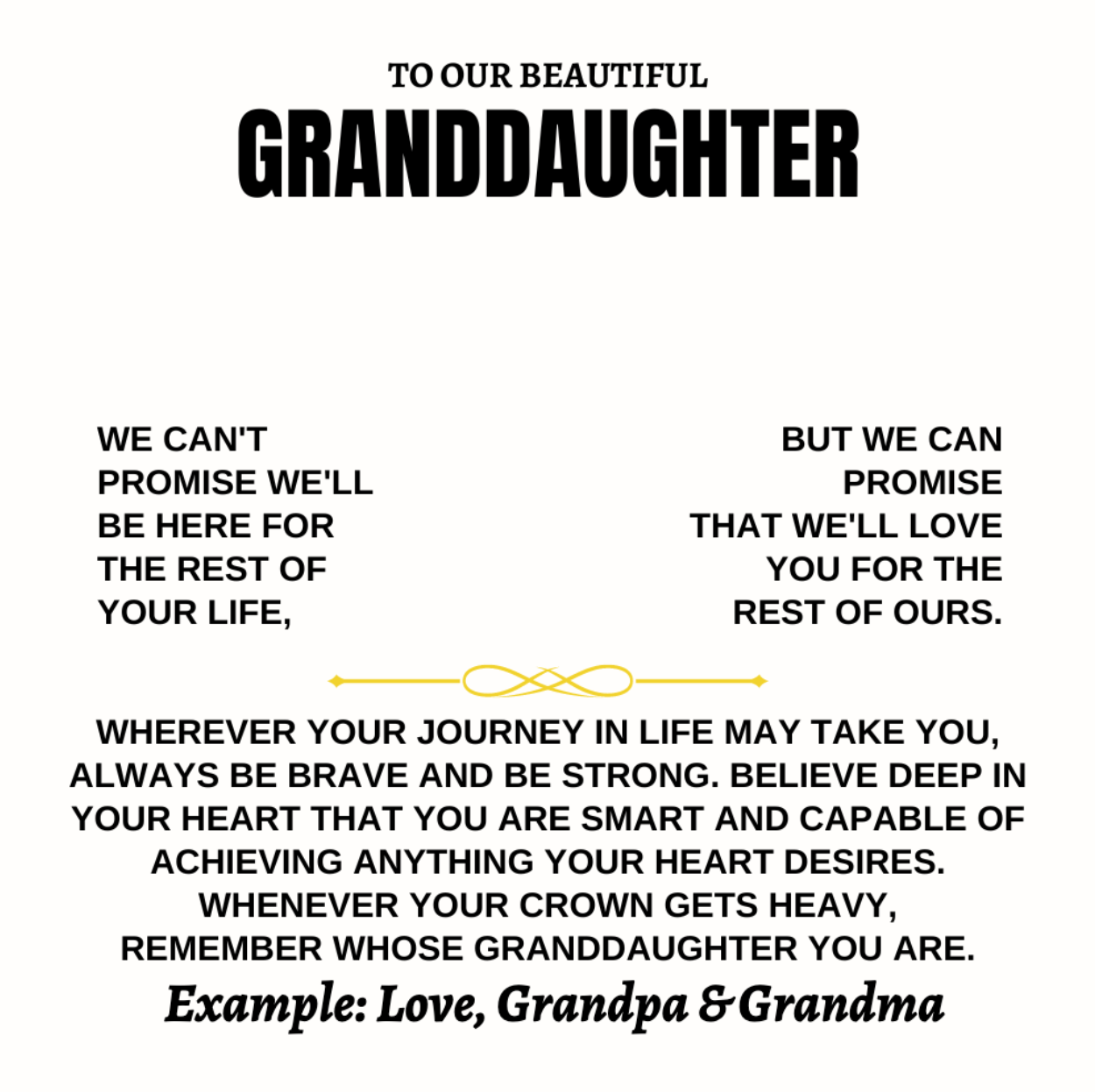 To My Granddaughter - Forever Linked Hearts - Gift Set