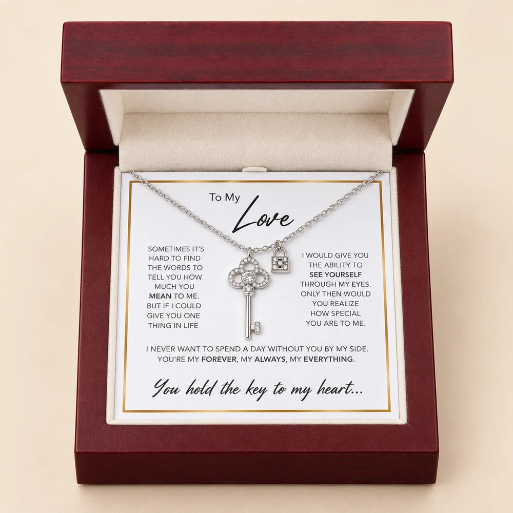 To My Love - "The Key To My Heart" Necklace