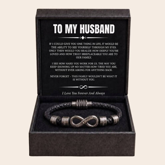 Bracciale con Nome Infinito – Per l'Uomo che Ci Tiene Uniti Verdo