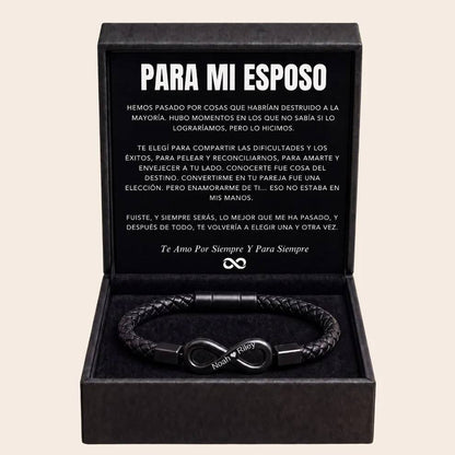 "Para Mi Esposo" - Personlig uendelig armbånd Verdo