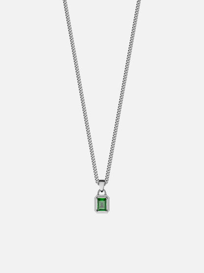 CATENA CON GEMMA OCEANICA | Oro 18K