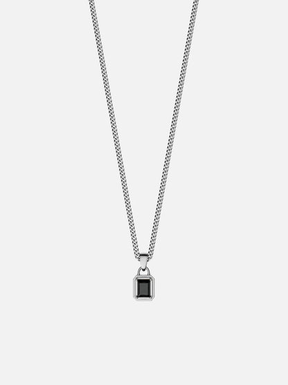 CATENA CON GEMMA OCEANICA | Oro 18K