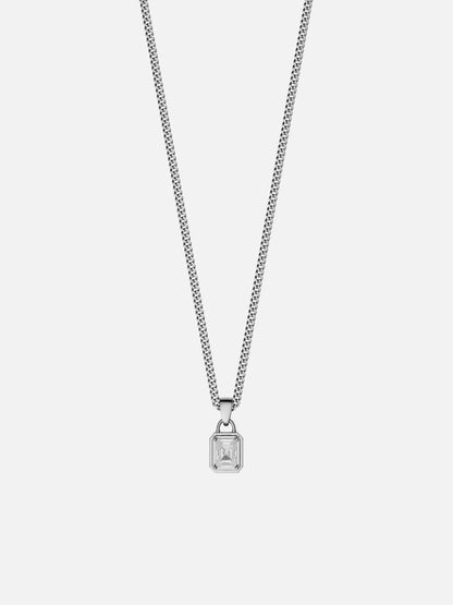 CATENA CON GEMMA OCEANICA | Oro 18K