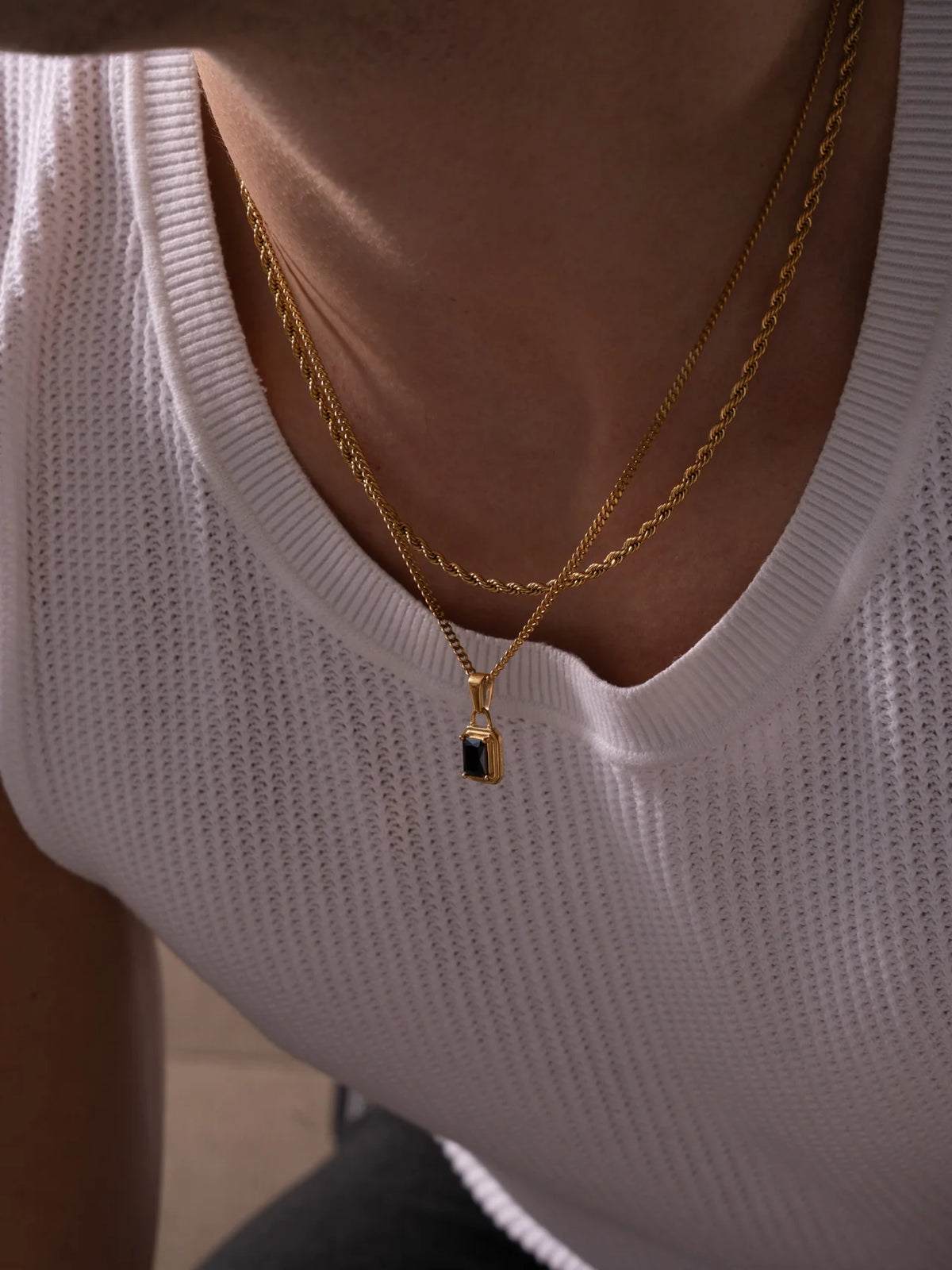 OCEAN GEMSTONE CHAIN | 18K Gold