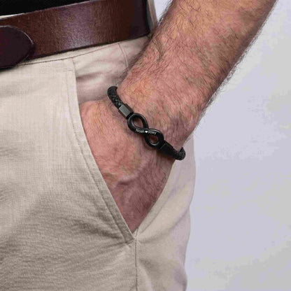 Til Min Mand Uendelig Personlig Armbånd