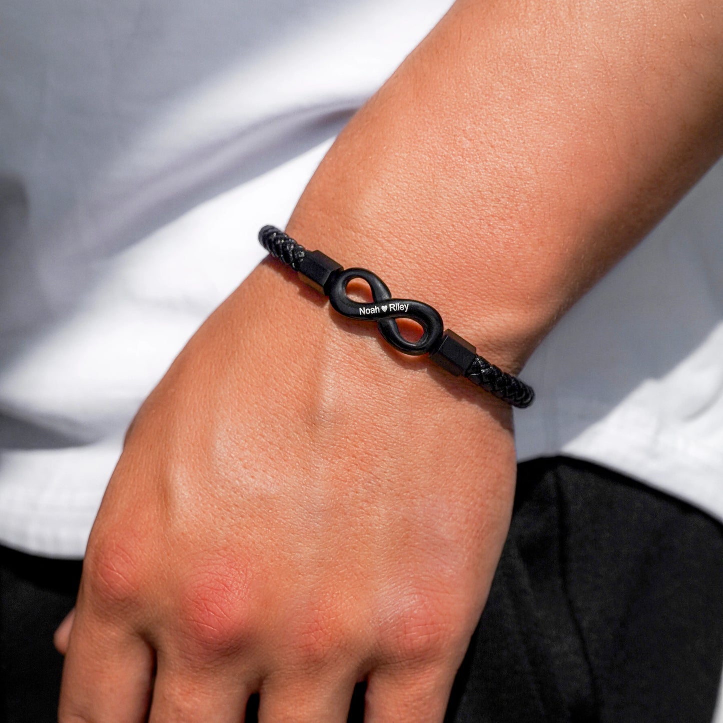 Verdo To My Man Infinity Personalized Bracelet