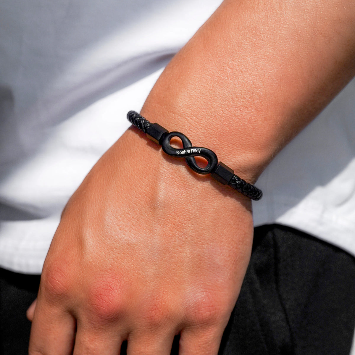 To My Man Infinity Personalized Bracelet !