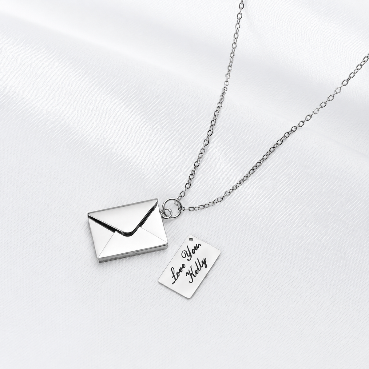 Surprise Teddy Bear Love Letter Necklace Gift Set