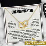 To My Granddaughter - Forever Linked Hearts - Gift Set