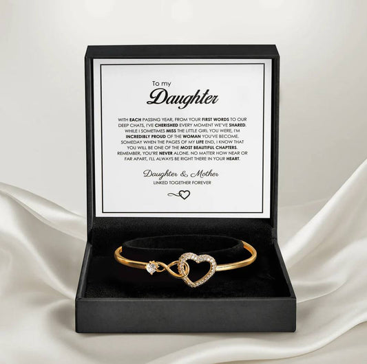 "To My Daughter" Forever Connected Bracelet Gift Set