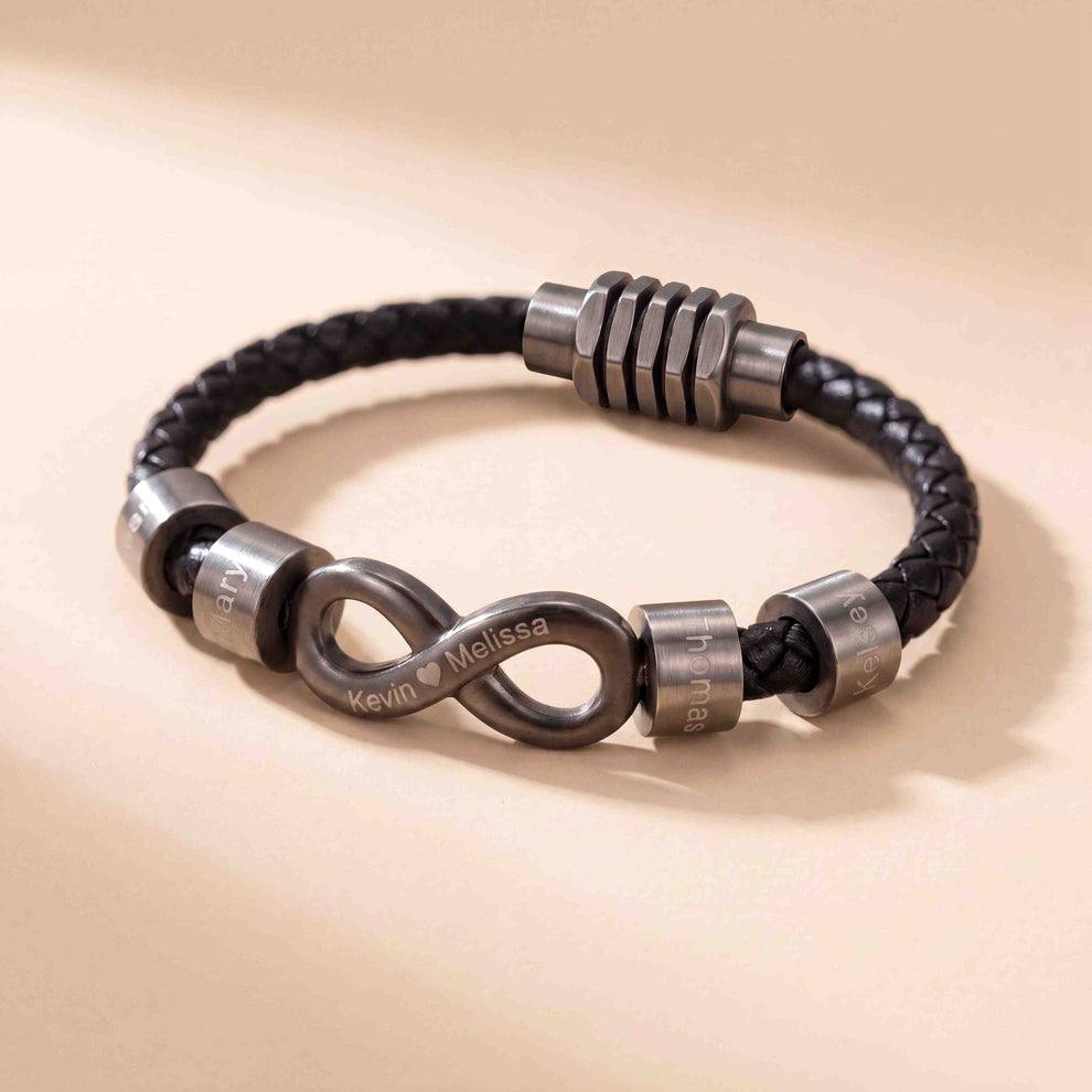 Pulsera con Nombre Infinito – Para el Hombre que Nos Mantiene Unidos Verdo