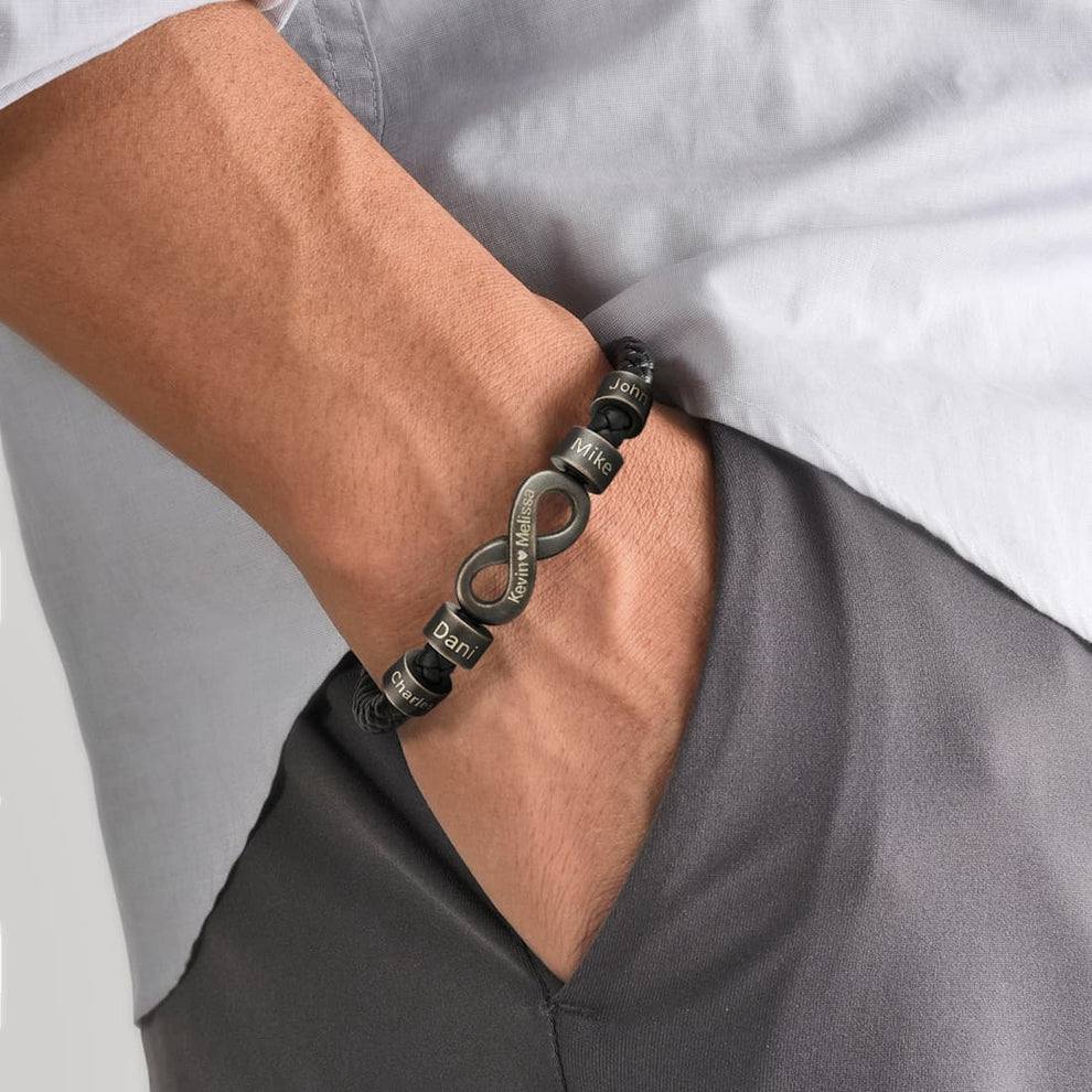 Pulsera con Nombre Infinito – Para el Hombre que Nos Mantiene Unidos Verdo