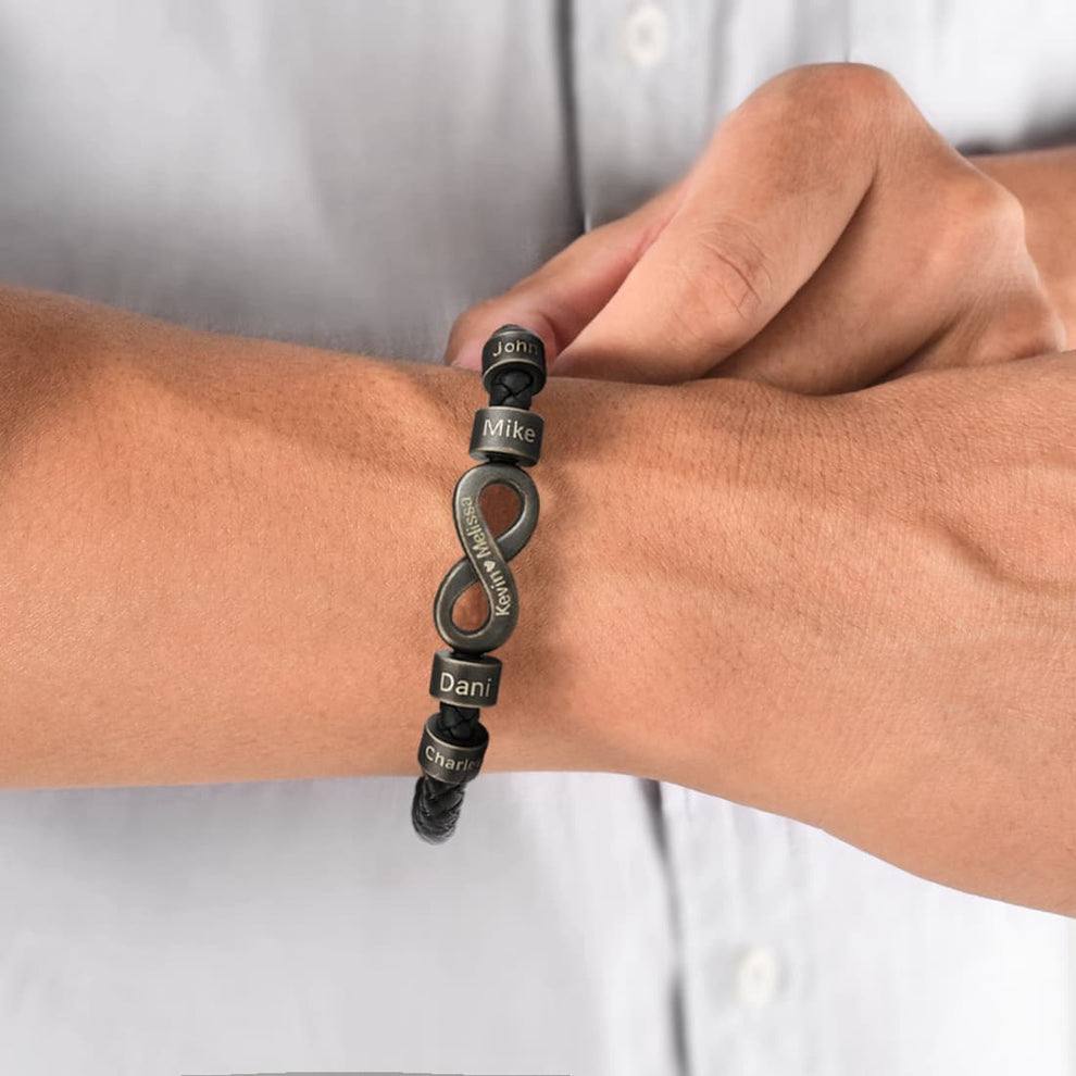 Pulsera con Nombre Infinito – Para el Hombre que Nos Mantiene Unidos Verdo